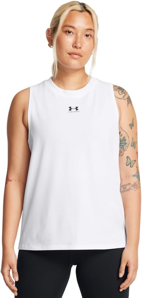 Womens CAMPUS Top - Sleeveless (pack of 1) - White
