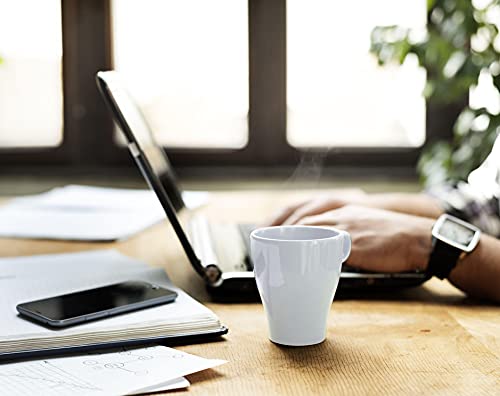 BLACK+DECKER Coffee Maker, 350W, 125ml Water Tank, Compact One-Cup Coffee Machine with Ceramic Mug, Auto Shut-Off, Durable Nylon Filter, One-Button Control, For Drip Espresso, Black - DCM25N-B5