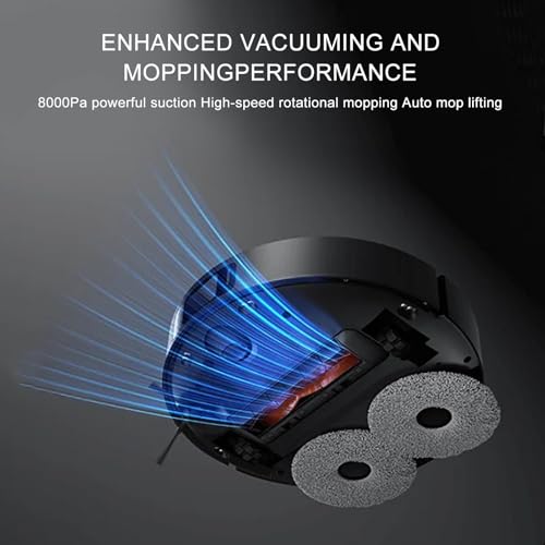 Xiaomi Robot Vacuum X20 Max Vacuum Cleaner with Wiping Function & All-in-One Station (8000Pa Suction Power; 120 Min Battery Life; Auto; Self-Cleaning, Emptying, Drying & Water Refill; App/Control)
