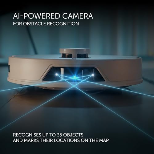 Polaris PVCRAC 7750 WiFi Robot Vacuum & Mop, 10000Pa Suction, Auto Dust Emptying, Warm Air Drying, AI Camera, 240min Runtime, 4L Tanks, HEPA 13