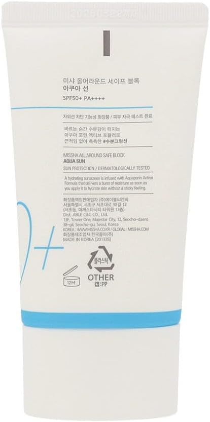 All Around Safe Block Aqua Sun SPF50+/Pa++++ Ideal For Oily Skin & Combination Skin For Pleasantly Matt Finish 50 Ml