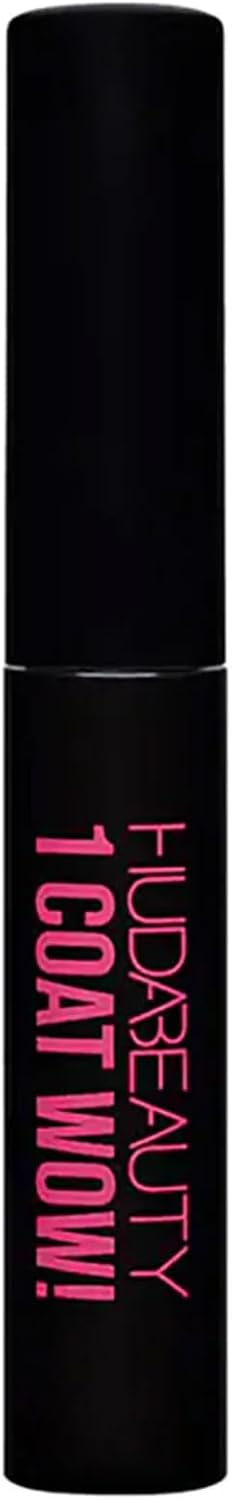 Huda Beauty 1 Coat WOW Extra Volumizing and Lifting Mascara Mini, 2ml