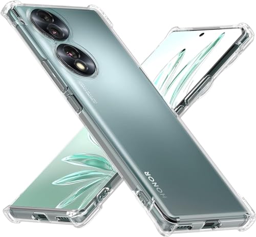 ZEGE Shockproof Back Cover Case for Honor X7b | Raised Bumps for Camera & Screen Protection | Ultra Clear Soft Silicone Back Cover Case for Honor X7b