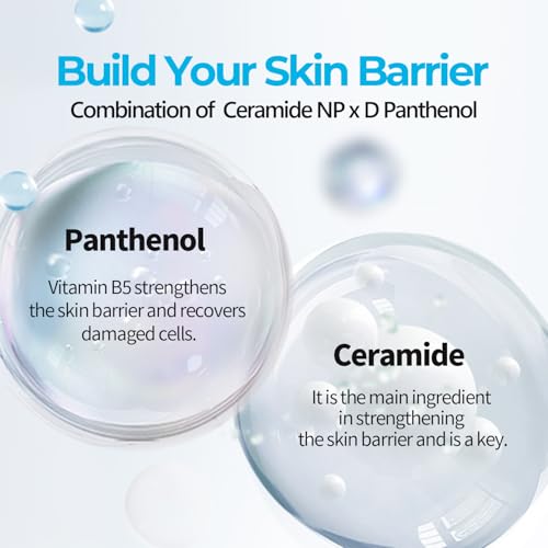 FABYOU Ceramide Panthenol Skin Barrier Support Serum 50ml – Korean Skincare with Deep Absorption for Strengthening the Skin Barrier & Long-Lasting Hydration, Ultra-Low Molecule Formula