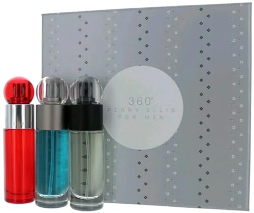 PERRY ELLIS 360 Reserve Perfume Set For Men, 3 x 30 ml