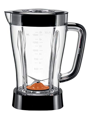 Kenwood Blender 500W Smoothie Blender/Smoothie Maker 1.5L With Multi Mill (Grinder/Chopper), Ice Crush Function Blp15.150Bk Black