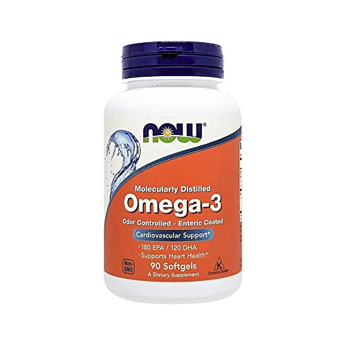 NOW Foods Omega-3 1000 mg Enteric Coated/Deodorized 90's Softgels