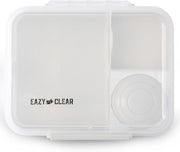 3/4/5 Compartment Convertible 1650ml Bento Lunch Box with 150ml Gravy Bowl - Grey