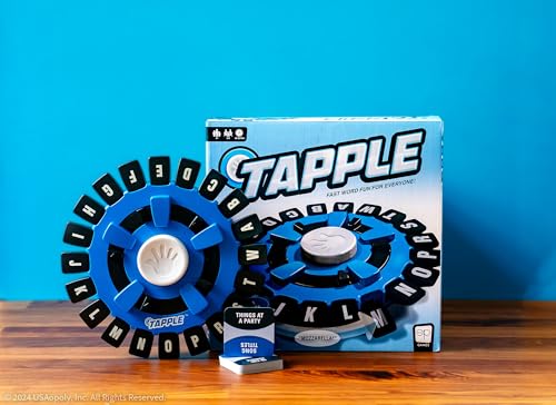 USAOPOLY TAPPLE® Word Game | Fast-Paced Family Board Game | Choose a Category & Race Against The Timer to be The Last Player | Learning Game Great for All Ages