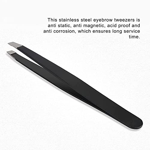 ECVV Eyebrow Tweezers,Stainless Steel Facial Hair Remover Portable Women Beauty Tools for Eyebrows & Ingrown Hair Removal