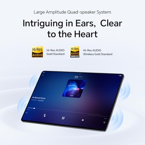 HONOR Pad X8a Tablet 4GB 128GB, Expandable to 1TB, 11 Inch 90Hz Display, 8300mAh Battery, Snapdragon 680, Android 14, WiFi Tablet, Grey