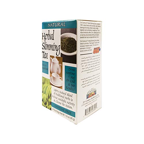 21st Century Slimming Tea -Natural - 24 Teabags
