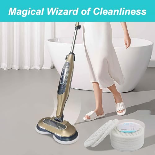AIR U+ 8 Pack Replacement Steam Mop Pads for Shark S8201 S8001 S7001 S7201 S7000AMZ S7000 S7005 S7020 S7001C Steam Mop, Steam & Scrub All-in-One Scrubbing and Sanitizing, Dirt Grip Scrub Washable Pad