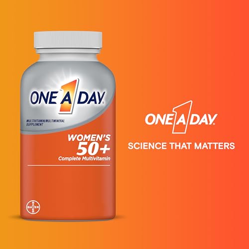 ONE A DAY Womenâ€™s 50+ Healthy Advantage Multivitamins, Supplement with Vitamins A, C, E, B1, B2, B6, B12, Vitamin D and Calcium, 200 Count