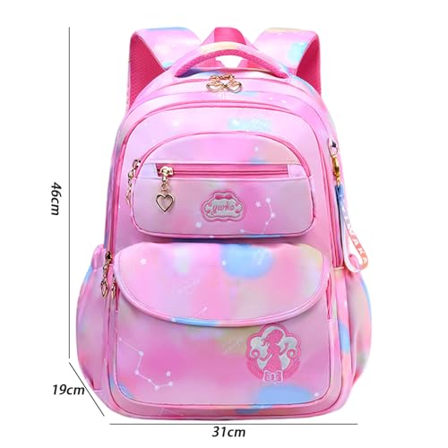 TOMVAES Kids Backpack for School Girls,Cute Lightweight Preschool Backpack for Toddlers Boys Girls Toddler Backpack With Cute Pendant