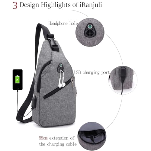Sling Bags for Women Men Crossbody Shoulder Bag Outdoor Chest Packs Small Waterproof Fanny Pack Gift Travel Daypacks