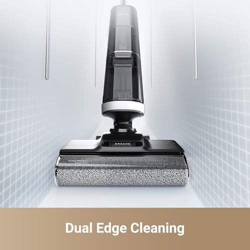 Dreame H14 Wet-Dry Vacuum Cleaner, Brush Washing & Hot Air Drying at 60°C in 5 mins, 180° Lie-Flat Reach, Self-Cleaning with Dual Rotations, 18kPa Suction Power, Dual-Edge Cleaning, 2 Years Warranty