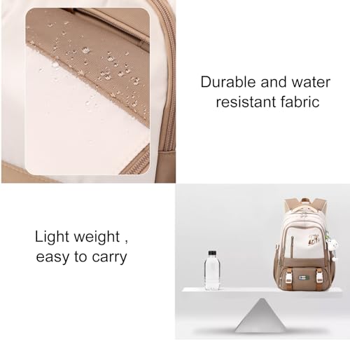 SellerFun Versatile Backpack Girls Boys Middle School Laptop Bag Water Resistant Daypack