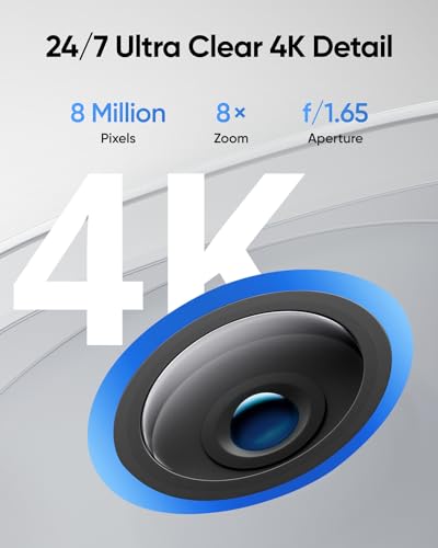 eufy Security eufyCam E330 (Professional) Add-On 4K Wired Outdoor Security Camera with Spotlights for 24/7 Recording, Enhanced Wi-Fi, Face Recognition AI,No Monthly Fee, Requires HomeBase 3