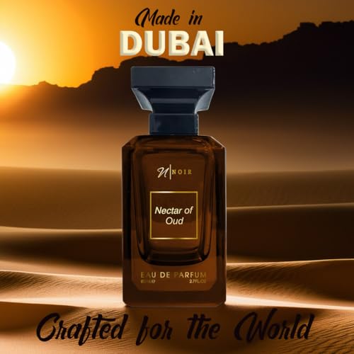 Noir Nectar of Oud EDP Perfume for Men, Luxury Fragrance with Musk, Patchouli & Sandalwood, Floral Woody Oud, Long Lasting Men?? Perfume, 80ml
