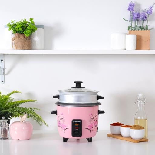 Olsenmark Rice Cooker, 0.6L | 3 In 1