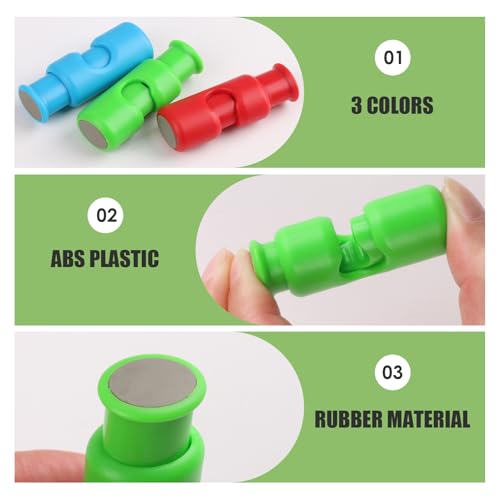 6pcs Food Bags Squeeze Clips, Push-To-Slip Non-Slip Food Bag Clips, Reusableeasy to Squeeze and Lock Bag Clips for Food Storage Suitable for Dried Fruit Food Sandwich Bread Storage(3 colours)