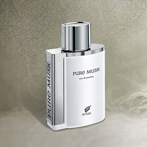 AFNAN Pure Musk Unisex Eau De Parfum, 100 ML