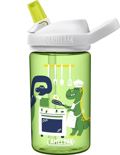 CAMELBAK Eddy+ Kids Everyday Water Bottle - Strong Drop Proof Design - BPA Free - Leak-proof - Dishwasher Safe - 400ml
