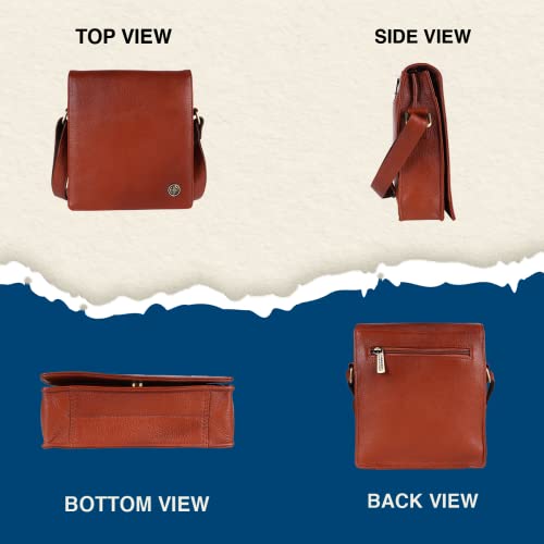 HAMMONDS FLYCATCHER Unisex-Adult Genuine Leather Messenger Bag Slings Bag|Sb1159