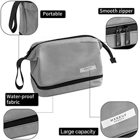 Queboom Travel Makeup Bag Cosmetic Bag Makeup Bag Toiletry bag for women and girls