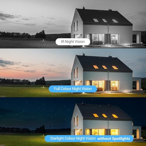 EZVIZ C8C Security Camera, 5MP 3K Outdoor WiFi Camera, CCTV Camera for Home with 360° Coverage, AI Human/Vehicle Shape Detection, Auto-Zoom Tracking, Color Night Vision, Weatherproof, Two-Way Talk