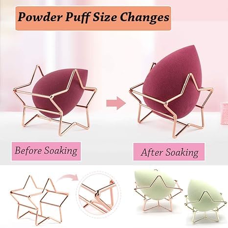 Tazweeq Cosmetic Sponge Rack, Beauty Mixer, Make-up Table Organiser, Puff Dryer