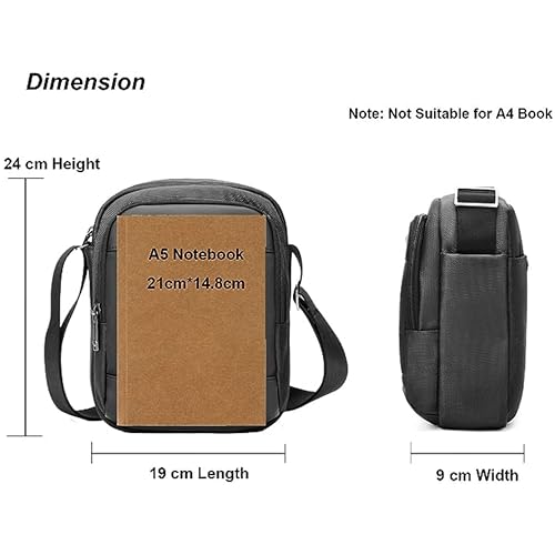 Arctic Hunter Unisex Sling Bag Water Resistant Stylish Anti-Theft Shoulder Side Bag for Men and Women with iPad Shockproof Compartment, K00063
