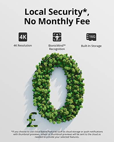 eufy security eufyCam 3 Add-on Camera, Security Camera Outdoor Wireless, 4K Camera with Integrated Solar Panel, Forever Power, Face Recognition AI, Expandable local storage, Spotlight, No Monthly Fee