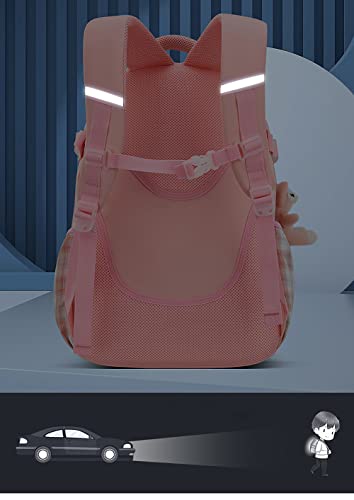 Girls Backpack, Kid School Backpacks Cute Book Bag with Compartments for Teen Girl Kid Students, Kids' Student Elementary School Bag