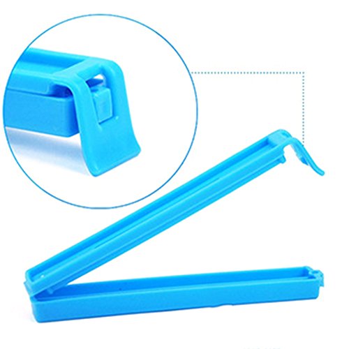 30 pcs Plastic Bag Sealing Clips for Snacks Bag Clips for Food Storage Clips in Fridge Freezer or Cupboards 11cm