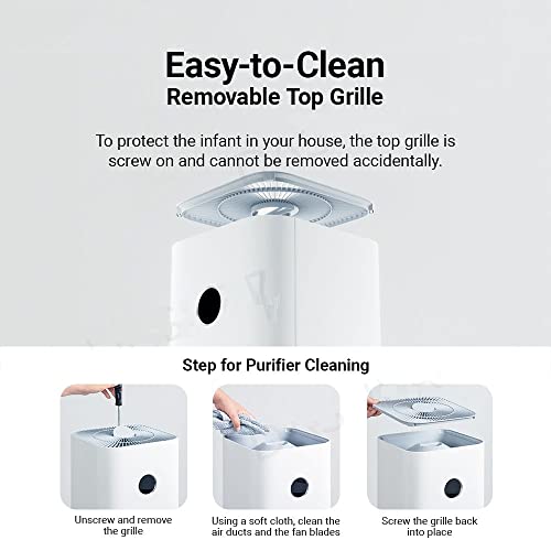 Xiaomi Smart Air Purifier 4 Pro Breath Clean, Breath Healthy Pet-Hair And Pollen Filtration Oled Display Effective Coverage Area Of 35-60M² - White, Xm200039"Min 1 year manufacturer warranty"