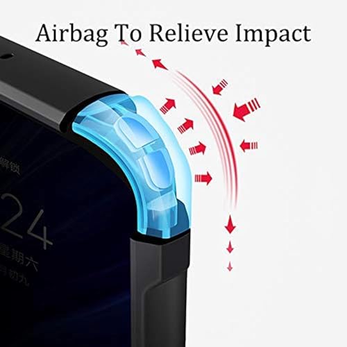 Zubitech Honor X9c 5G Clear Hard PC Back Cover Case with Shockproof Premium TPU Black Border 360 Degree Impact Resistant Camera lens Protection Transparent Cover For Honor X9c 5G