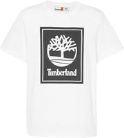 Mens Ss Dunstan River Jersey Crew Slim T-Shirt - White-Black