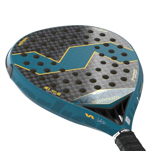 Varlion Padel Racket Maxima Summum Prisma Soft Tear Hybrid Shape for Balanced Control & Power with Prisma Frame & Softcolor EVA Core