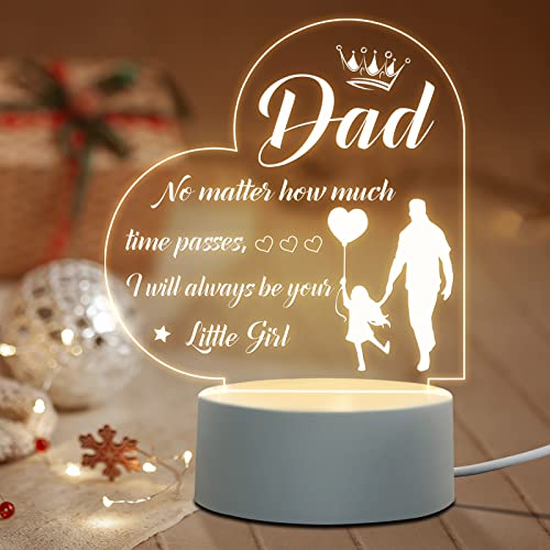 BPAÂ® Father's Day Gifts for Dad from Daughter - Dad Birthday Gifts, Father Daughter Gifts for Thanksgiving
