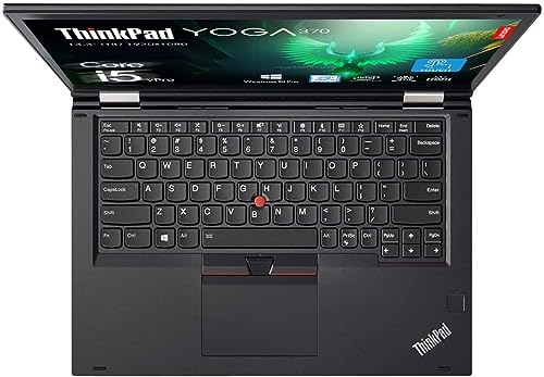 Lenovo ThinkPad Yoga 370 2in1 Touch w/Pen, Intel Core i5-7300U, 13.3" FHD, 16GB RAM 512GB SSD, Backlit KB, FP Reader, Thunderbolt 3, MicroSD Reader, Windows 10 Pro - Renewed (16GB RAM | 512GB SSD)