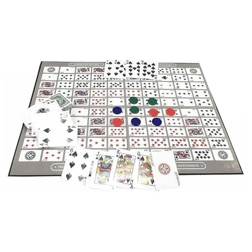 Sulfar Sequence Board Game Multi Color Board Game for Family