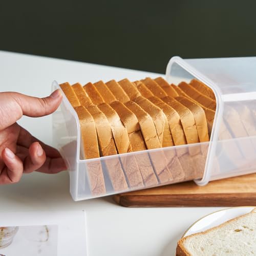 Bread Box with Wooden Lid � Stylish & Durable Bread Storage Container for Fresh Bread, Pastries, and Baked Goods � Keeps Breads Fresher for Longer by LuxeDesigns