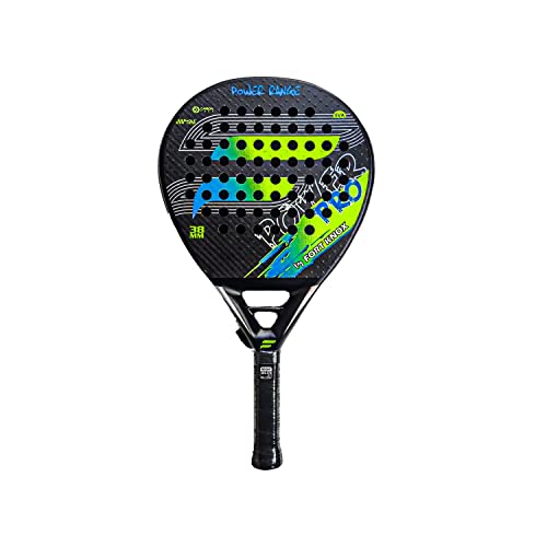 FORT KNOX POWER PRO Tennis Paddle Racket Padel fully Carbon Fiber with EVA Memory Flex Foam Core
