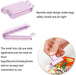 SiaCroly 12 Pieces Food Clips, Plastic Food Bag Clips Reusable Bag Clips for Food Storage Colorful Sealing Clips for Snack, Coffee, Home, Kitchen, Travel, Camping (3 Sizes)