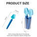 Wasise Food Clips Bag Sealing Clip - 16 Pcs 4 Colours Bag Clips for Food Storage, Multi-function Magnetic Storage Box Refrigerator Magnet, Measuring Quantitative Spoon Snack Kitchen Sealing Clip