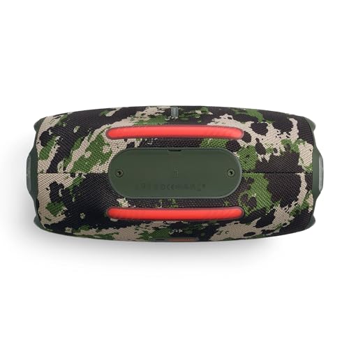 JBL Xtreme 4 Portable waterproof speaker with AURACAST (connect multiple Speaker), massive JBL Pro Sound and convenient shoulder strap,Squad