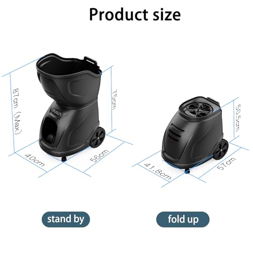 PT-9001Pro Pro Padel Ball Machine - Smart App Control Automatic Ball Launcher | Perfect for Solo Training & Club Coaching | Ultimate Padel Equipment