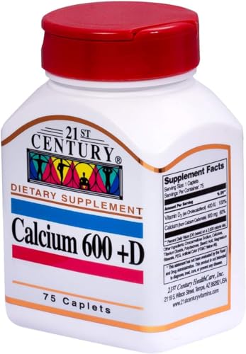 21st Century Calcium 600 + D - 75 Tabs